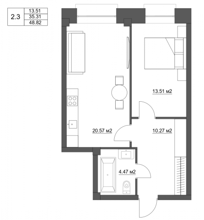 Фото ЖК River Beach Apart от Constanta Development Group. Жилой комплекс Ривер Бич Апарт